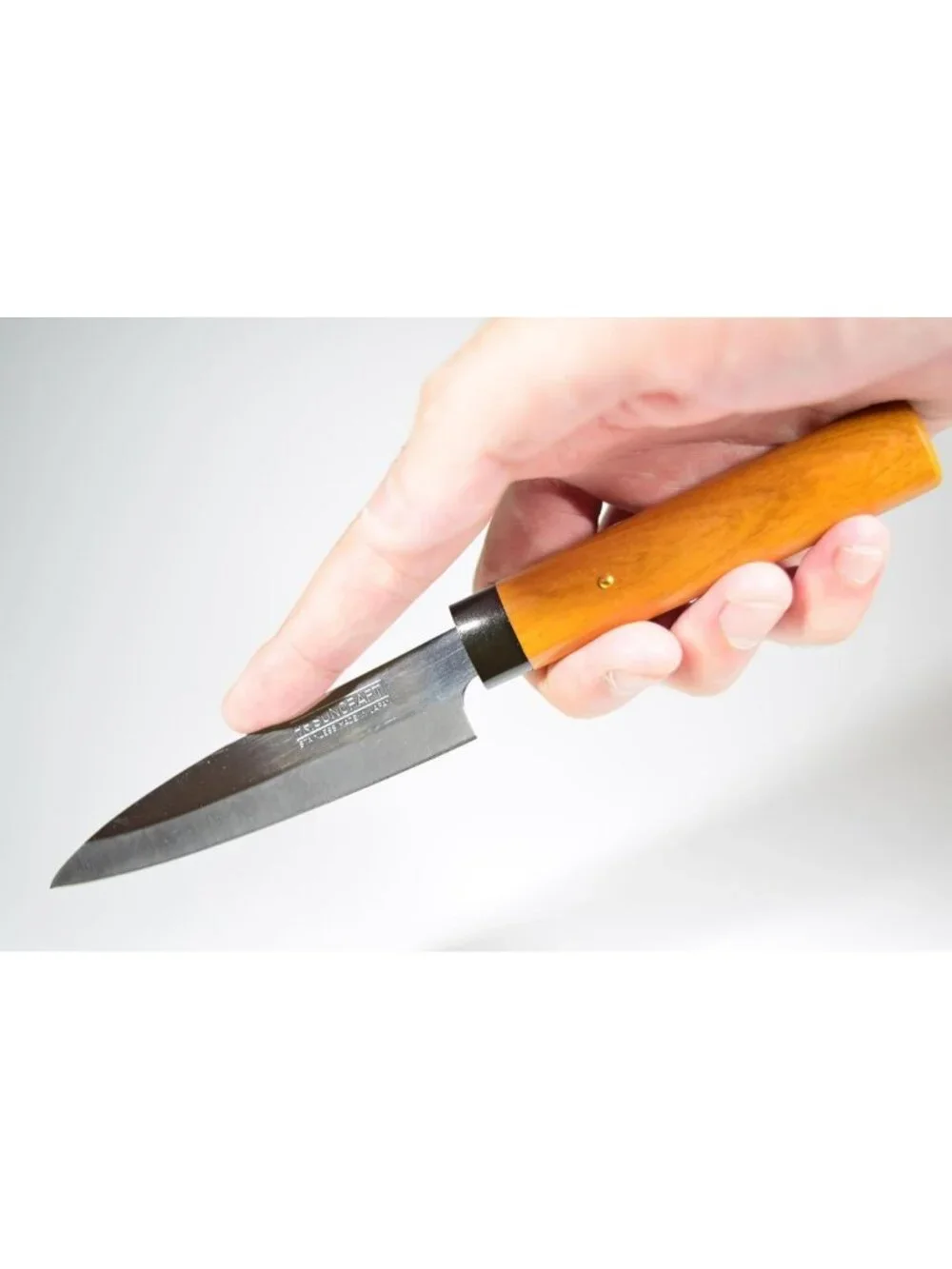 8.5” Stainless Steel Japanese Paring Knife with Sheath - Sharp Fruit Cutter Tool